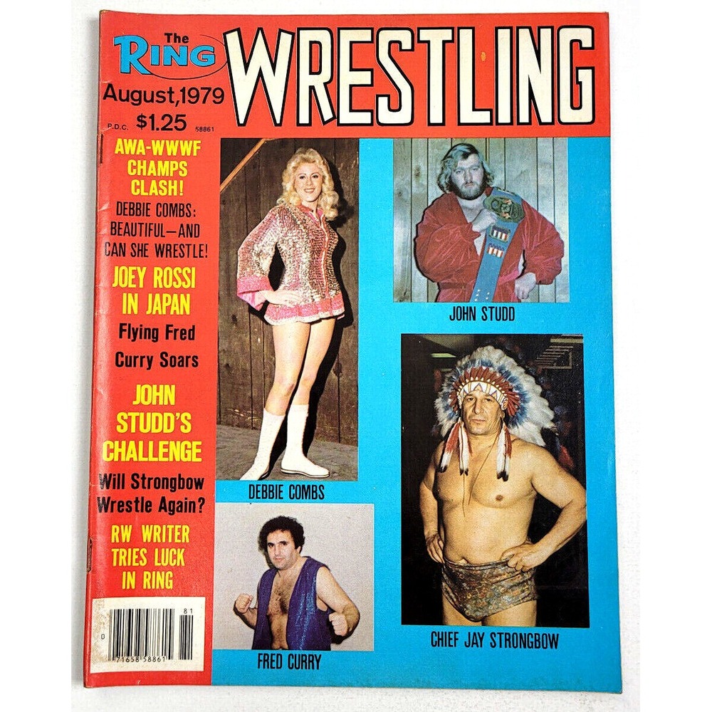 THE RING'S WRESTLING - AUG 1979 -  BIG JOHN‎ STUDD / CHIEF JAY STRONGBOW / AWA